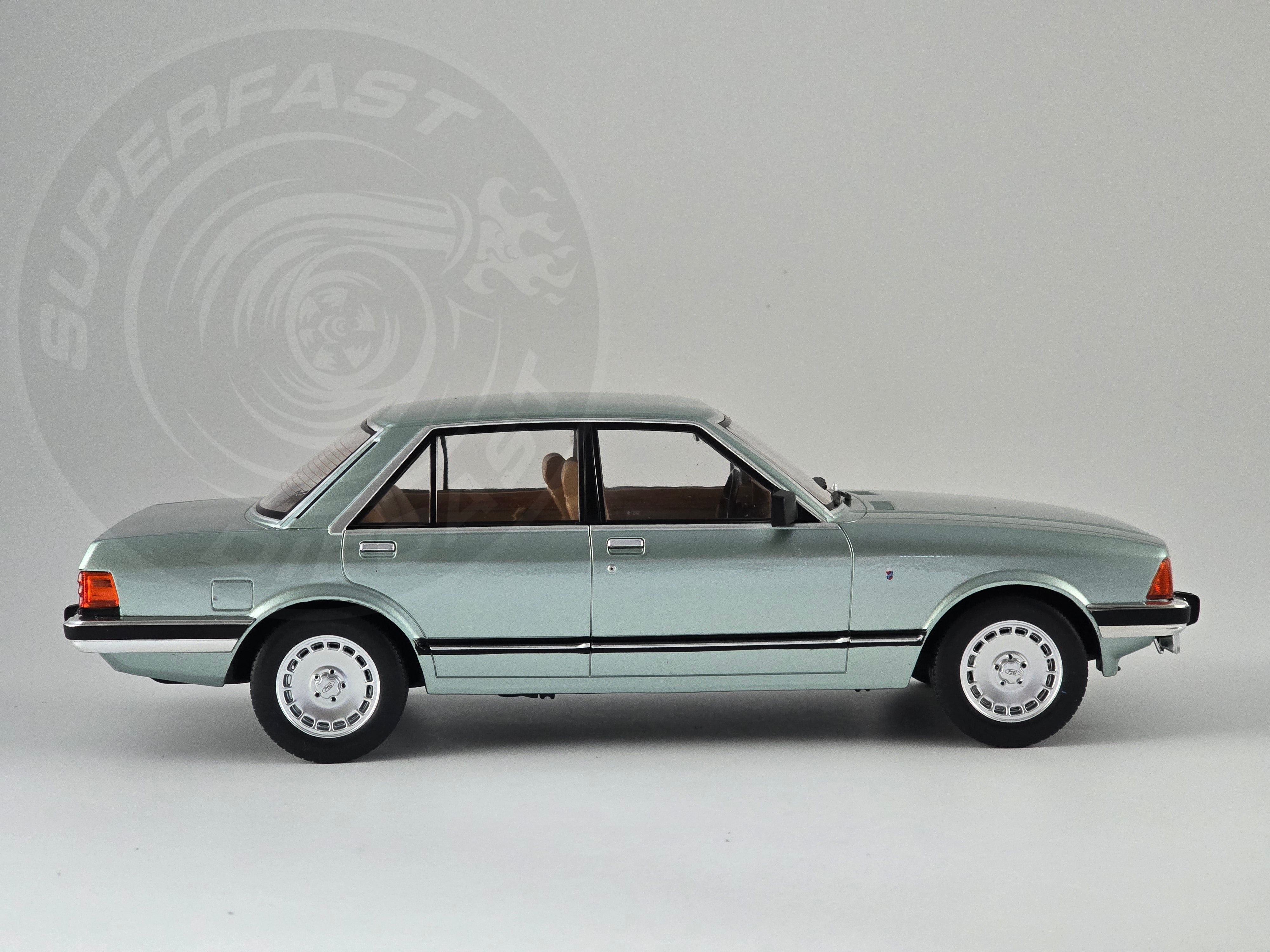 MCG 1:18 Scale Diecast MCG 1:18 Scale Diecast Ford Granada MK II 2.8 Ghia, Green - MCG18535