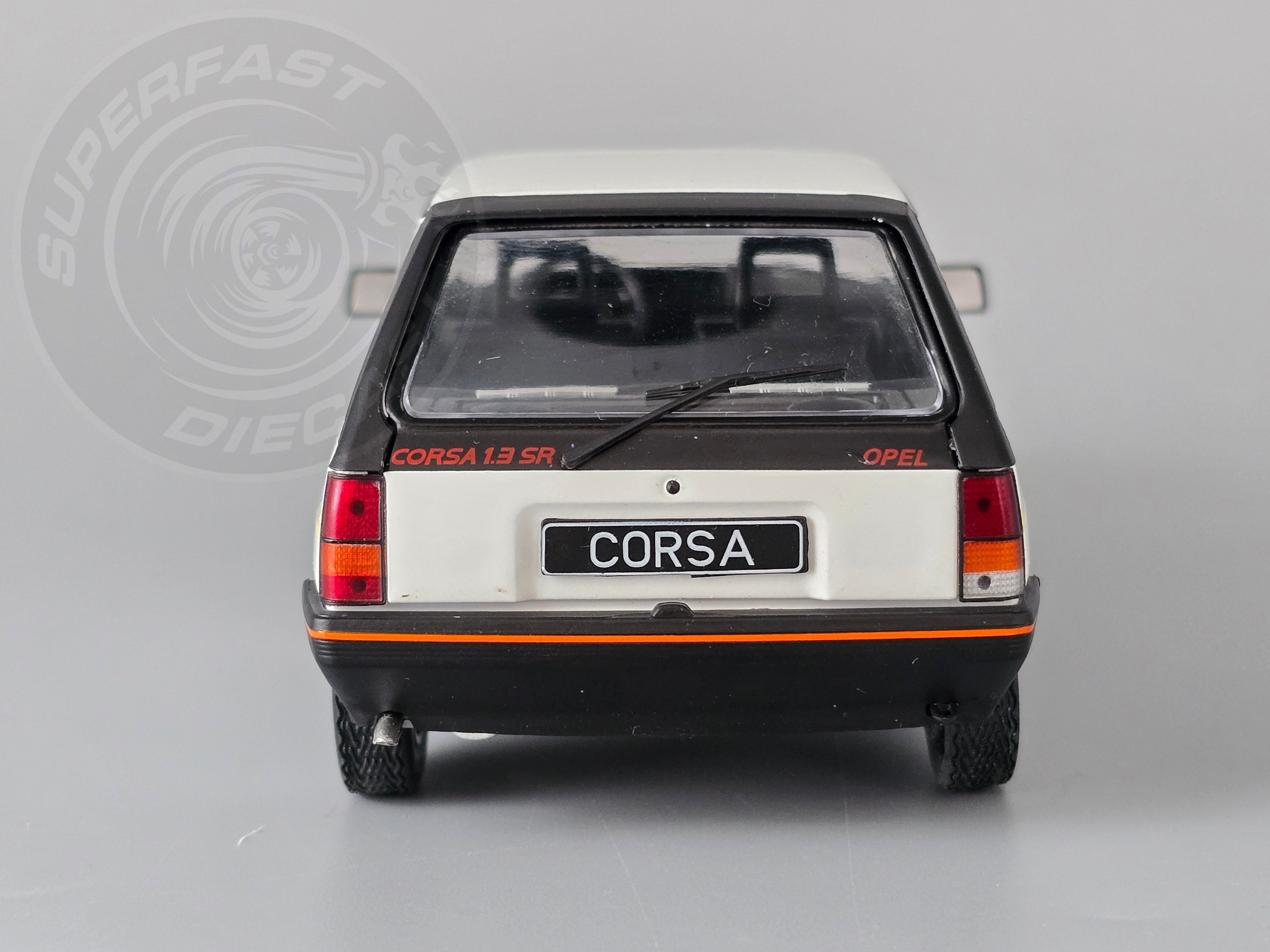 Whitebox 1:24 Scale Diecast Model Car - 1985 Opel Corsa SR (Vauxhall Nova), White