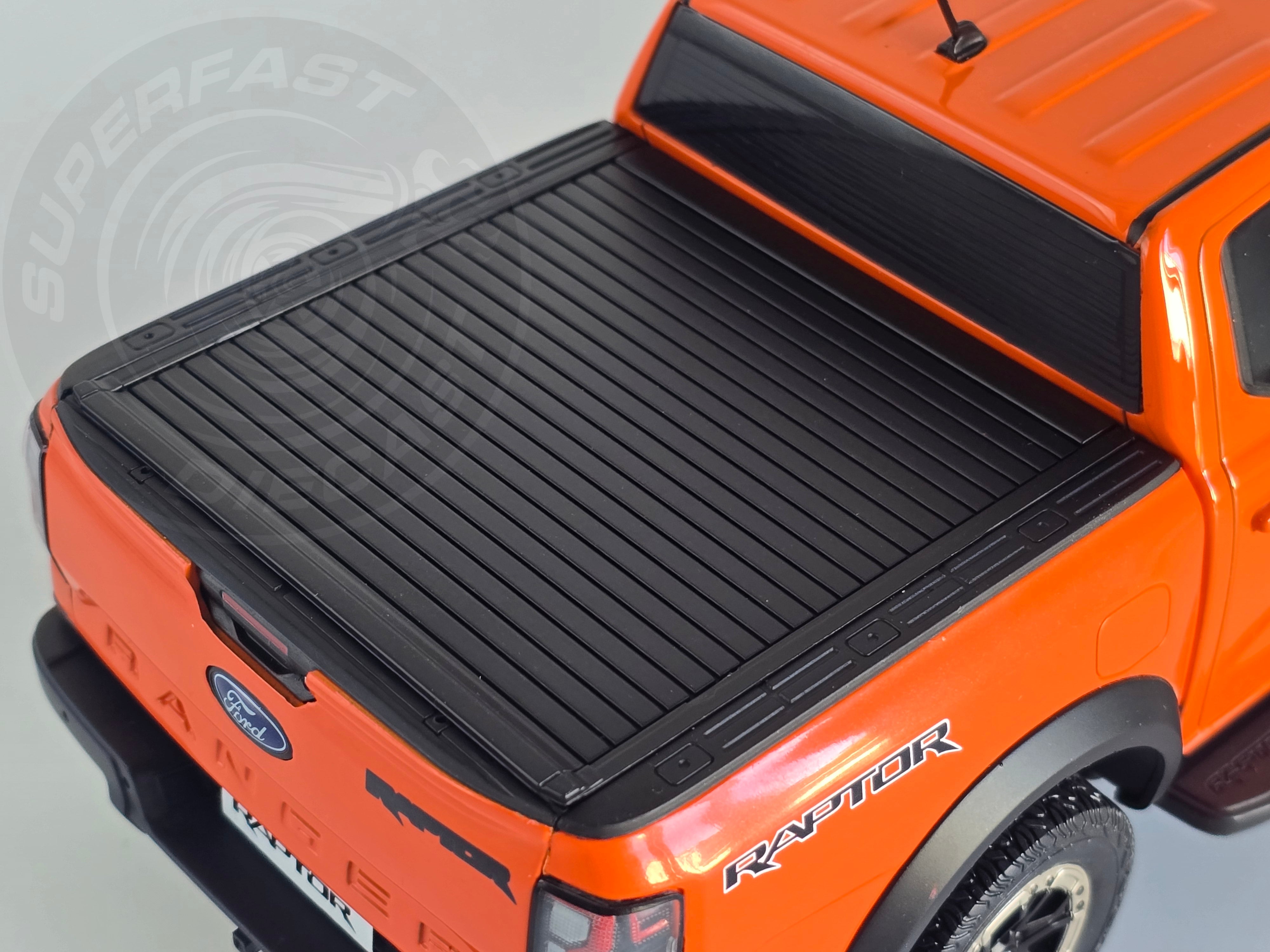 MCG 1:18 Scale Diecast Model Car - 2023 Ford Ranger Raptor, Orange