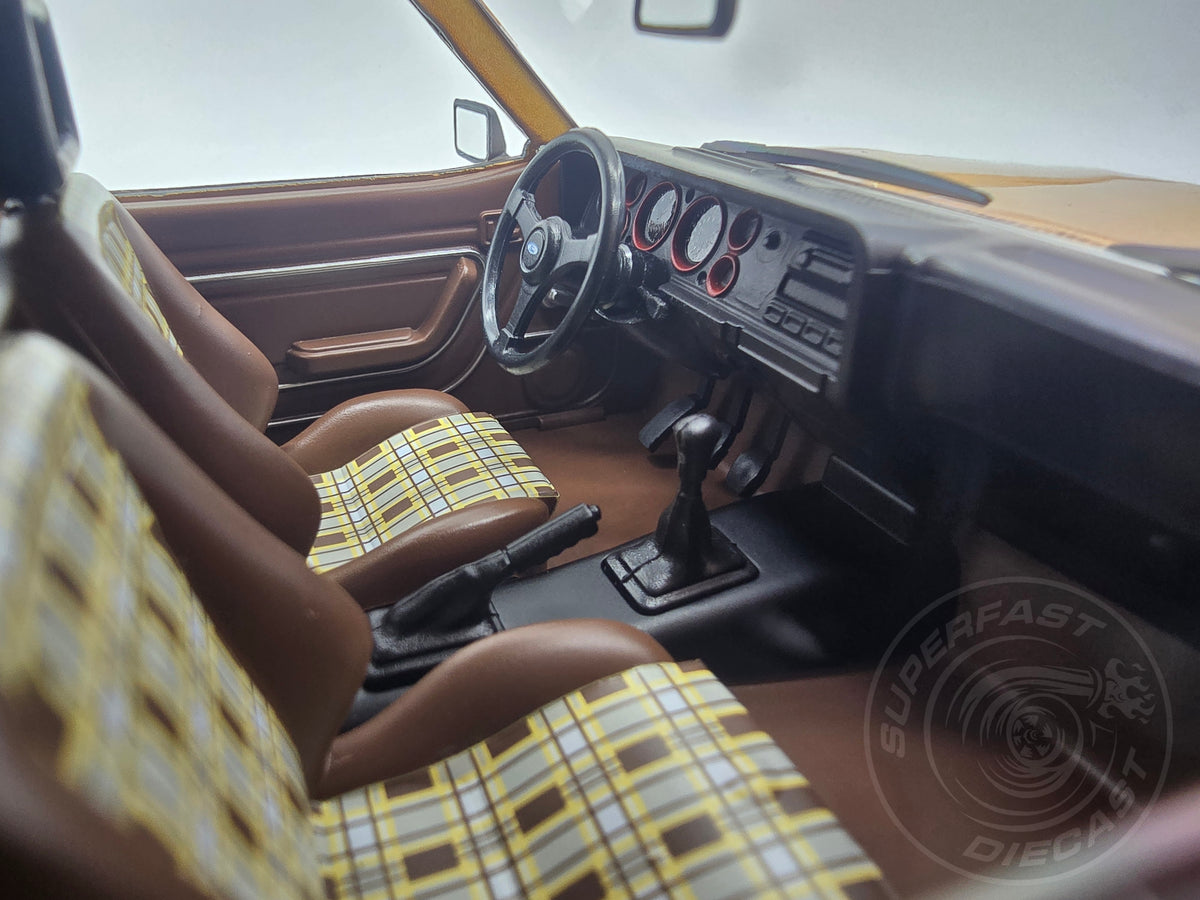 MCG 1:18 Scale Diecast - Ford Capri Mk III, Gold - MCG18399