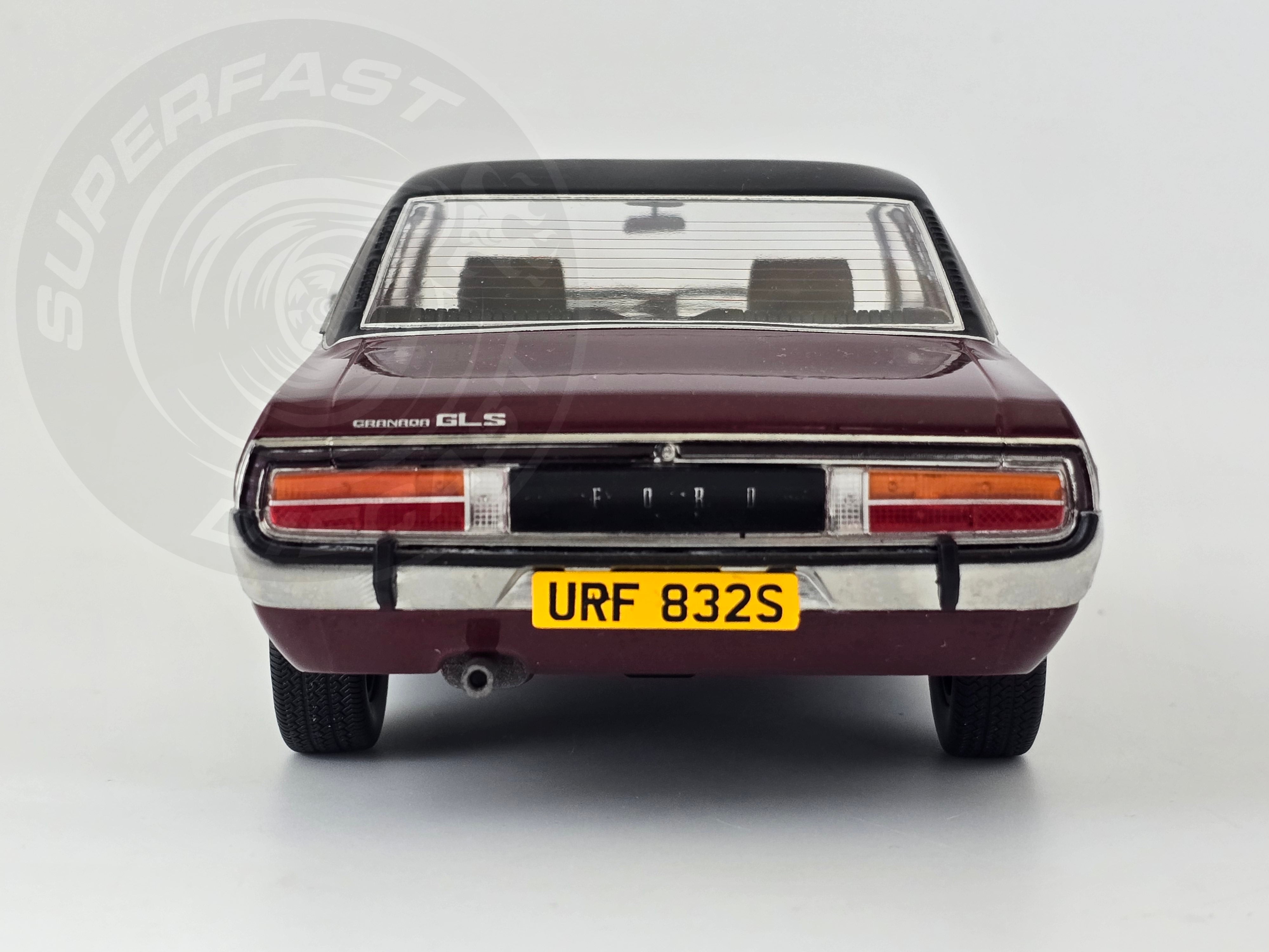 MCG 1:18 Scale Diecast - 1975 Ford Granada MK 1 GLS, Metallic Red (RHD) - UK Exclusive