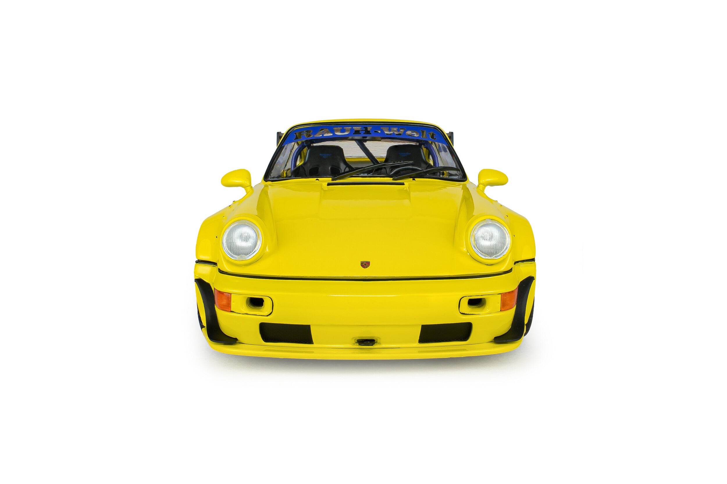 SOLIDO 1:18 Scale Diecast - 2023 Porsche 911 RWB Natalie, Yellow - S1807518