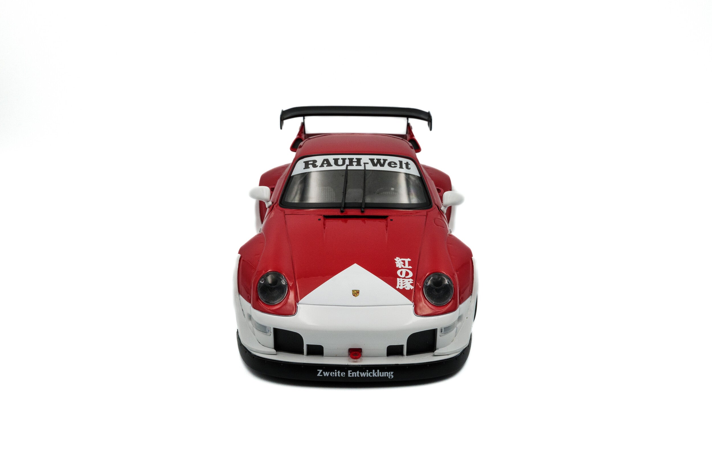Solido 1:18 Diecast - Porsche 911 RWB Porco Rosso, Red/White - S1808505