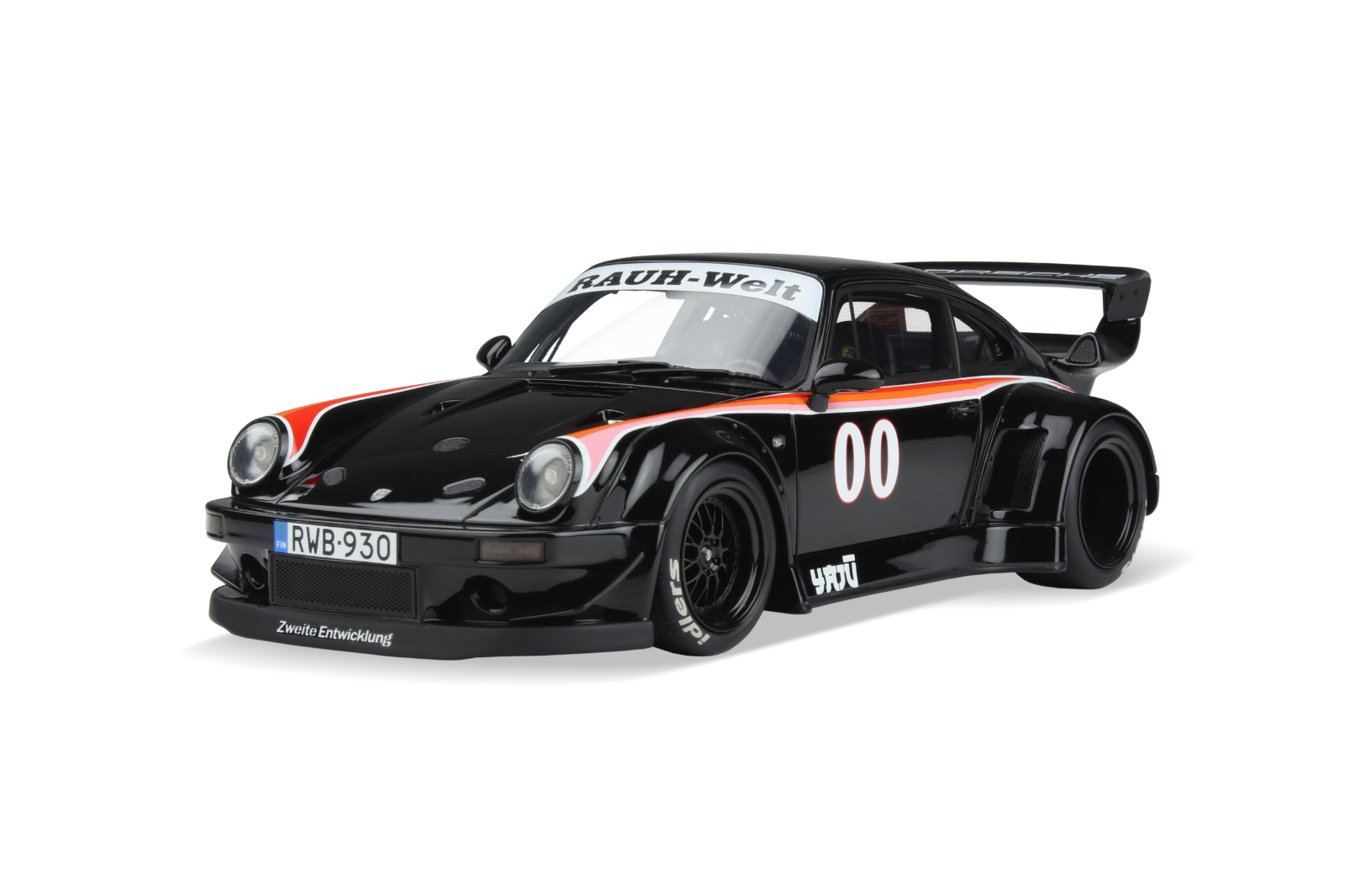 GT Spirit 1:18 Scale Resin Model Car Porsche 911 (930) RWB Bodykit Yaju - GT413