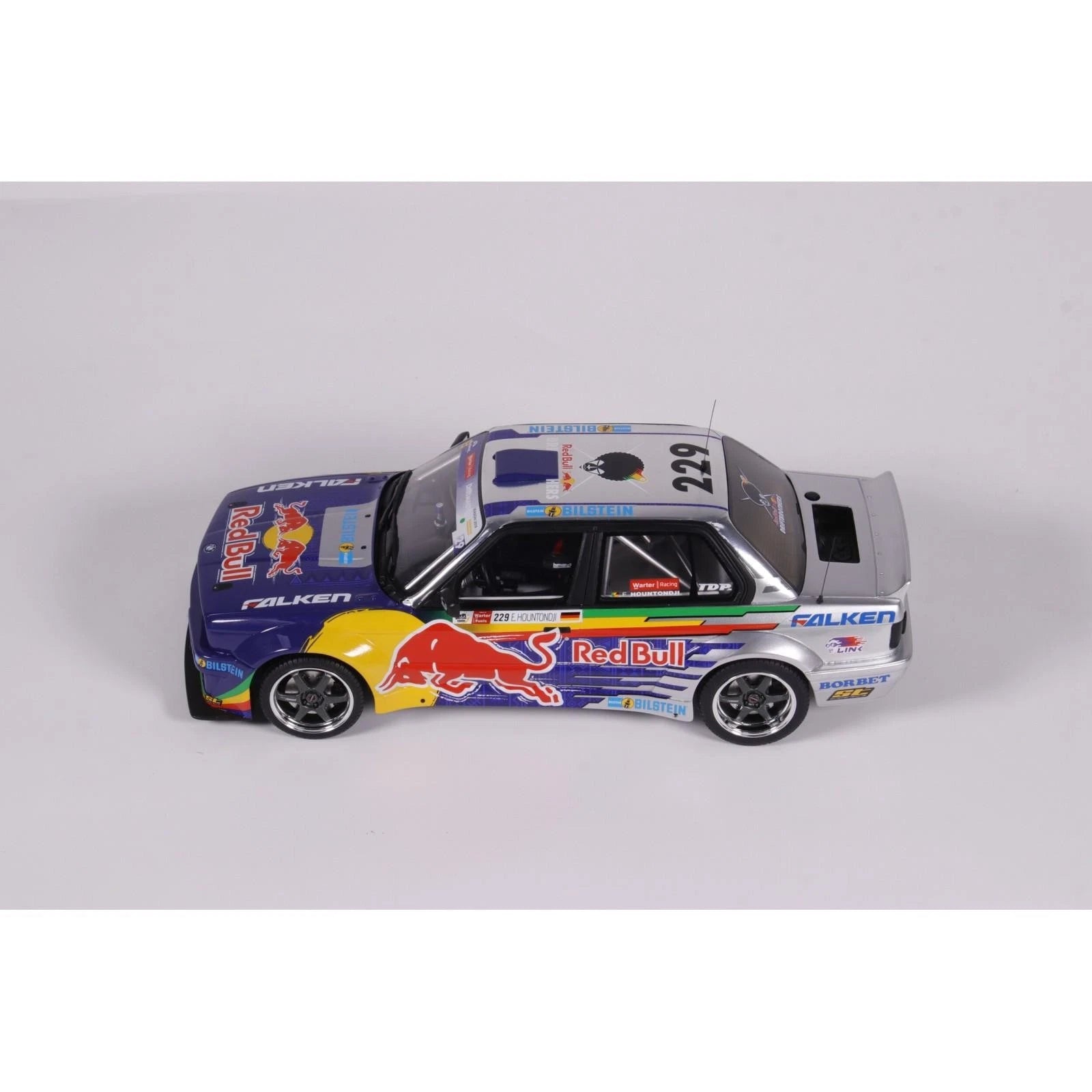 OTTO 1:18 Scale Resin Model Car - 2023 E30 V8 Drift, Blue/Silver - OT486