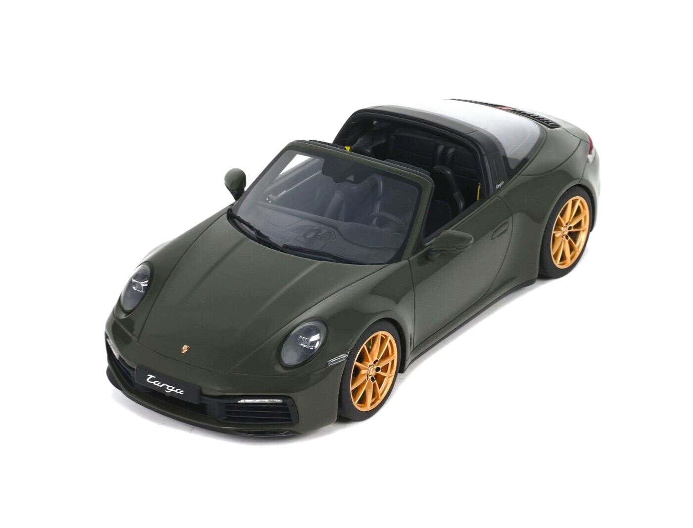 GT Spirit 1:18 Scale Resin Model - Porsche 911 (922) Targa 4S, Green - GT438