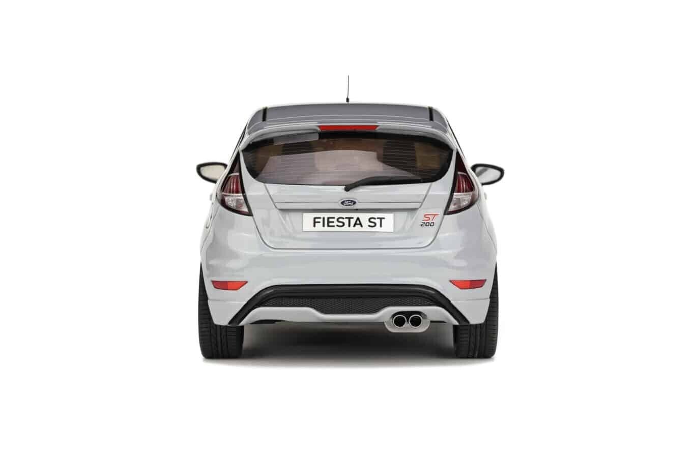 OTTO 1:18 Scale Resin Model Car - 2016 Ford Fiesta ST200 Mk7 in Grey (OT985)