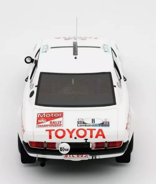 OTTO 1:18 Scale Resin - Toyota Celica 1600 2nd RAC Rally 1977, Hannu Mikkola - Red/White - OT1044
