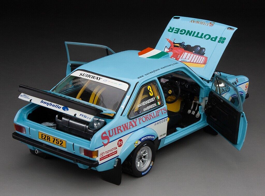 Sunstar 1:18 Ford Escort RS1800 – #3 C Breen/V.Hennessey Winner West Wales Rally