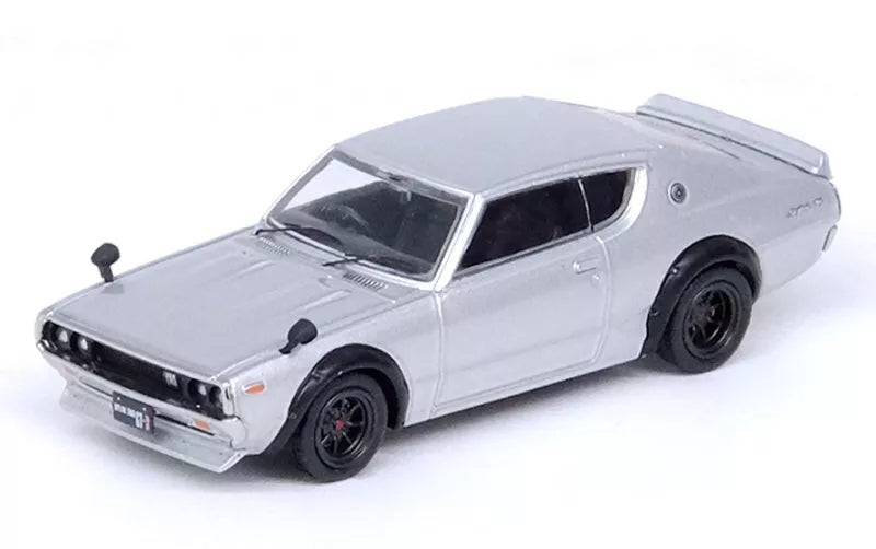 INNO64 1:64 Nissan Skyline GT-R (KPGC110), Silver - IN64-KPGC110-SIL