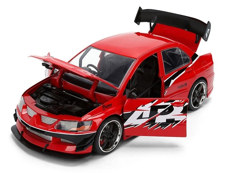 Jada Diecast - 1:18 Sean's Mitsubishi Lancer Evolution IX Fast & Furious - Red - 36208