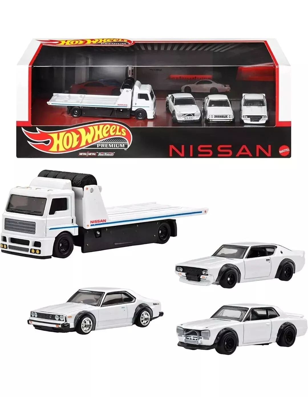 Hot Wheels Premium Nissan Skyline Diorama Set HT/2000GT-X C210 LBWK 20