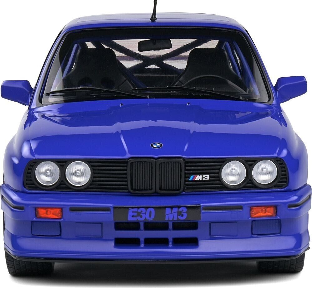 Solido 1:18 Diecast Model Car - 1801516 1990 BMW E30 M3 Streetfighter, Blue