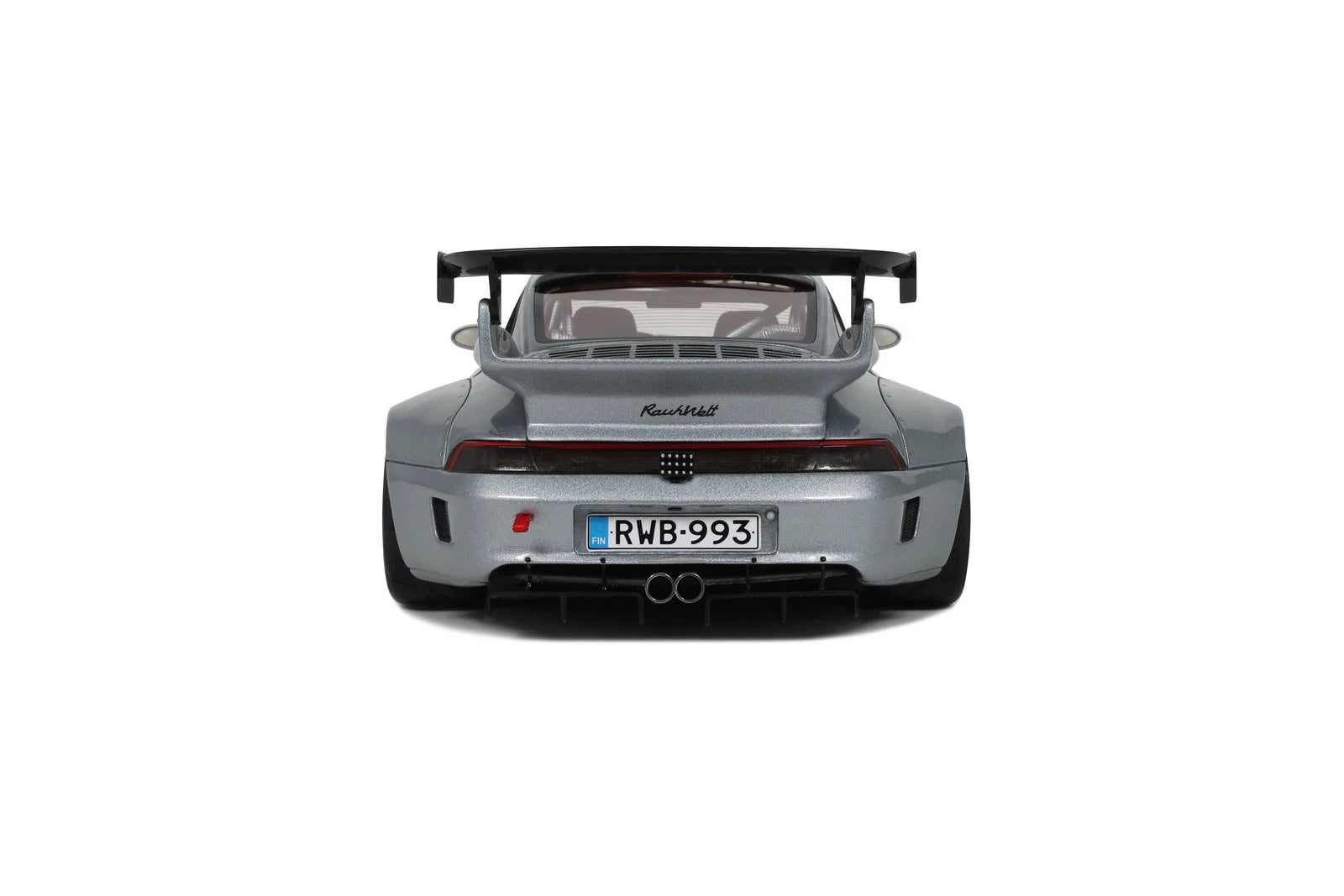 GT Spirit 1:18 Scale Resin, 2024 Porsche 911 RWB Yuiitsumuni - Silver - GT522