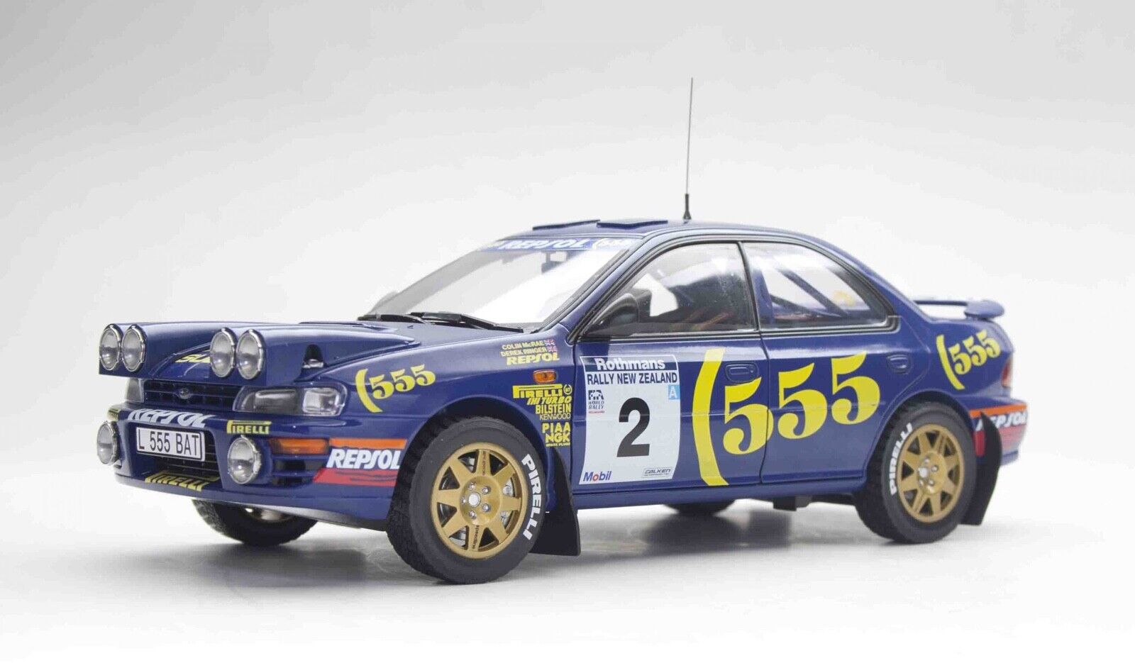 Sunstar 1:18 Subaru Impreza WRC Night Race 1st Rally New Zealand '94 Colin McRae