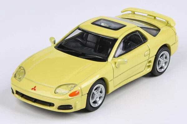 PARA64 1:64 Scale Diecast Model Car - Mitsubishi 3000GT GTO Yellow (LHD)