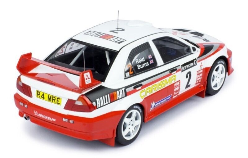 IXO 1:18 Mitsubishi Lancer RS Evolution V #2 R.Burns-R.Reid WINNER RAC Rally 1998