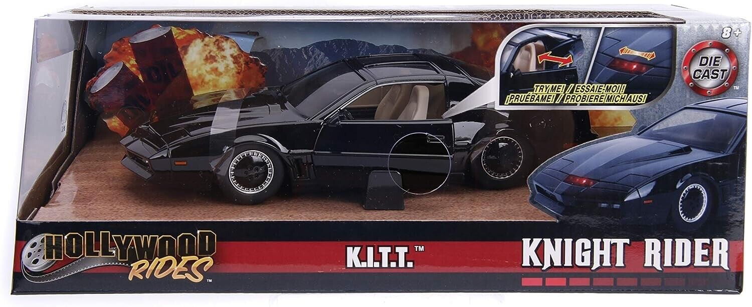 Jada 30086 1:24 Scale Pontiac Firebird 1982 – Knight Rider KITT With working lights