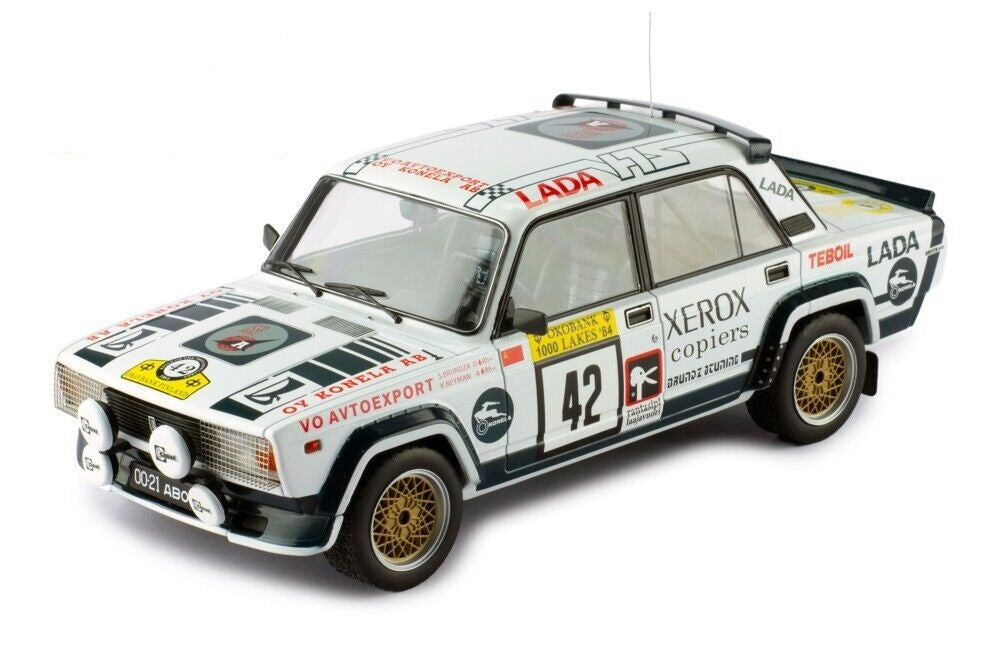 IXO 1:18 LADA 2105 VFTS #42 S.BRUNDZA - V.NEYMAN RALLY 1000 LAKES 1984