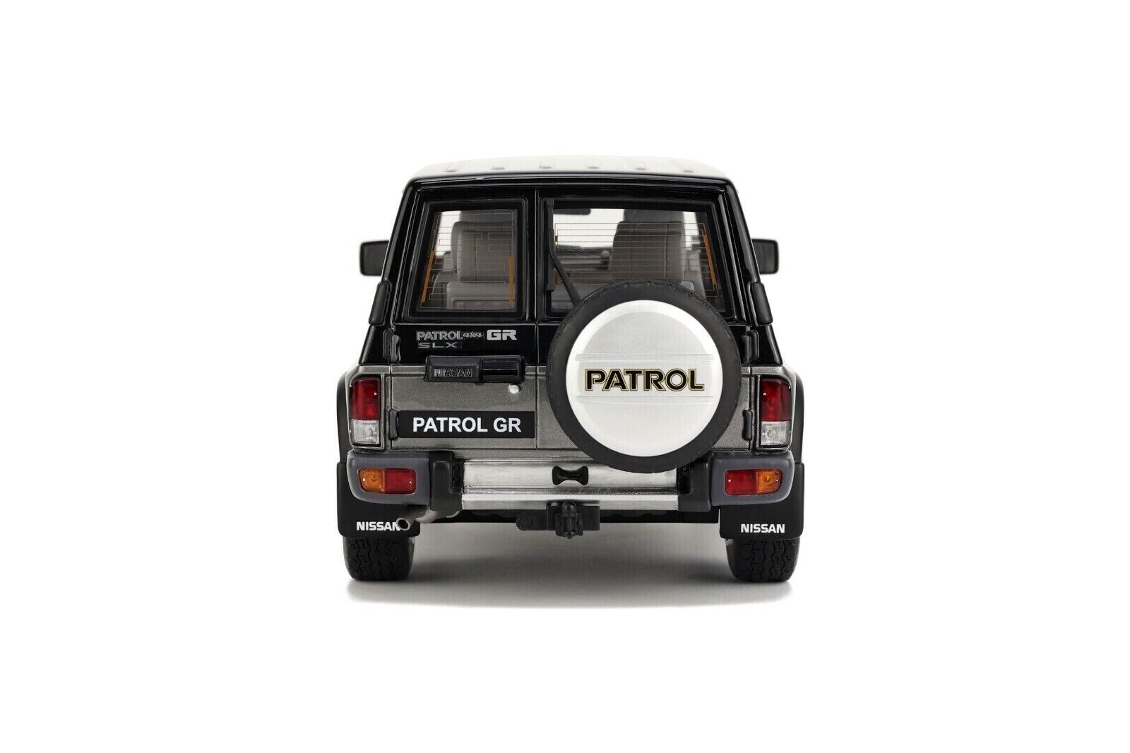 OTTO 1:18 Scale Resin Model Car - 1992 Nissan Patrol GR Y60 - Black/Grey (OT993)