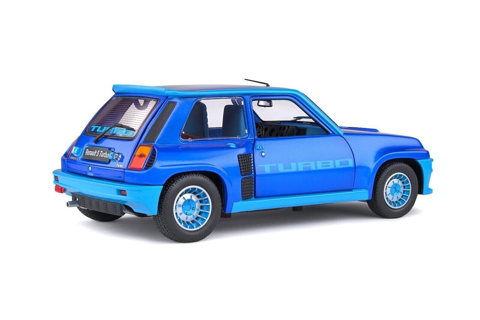 SOLIDO 1:18 Scale Diecast - 1981 Renault 5 Turbo in Blue