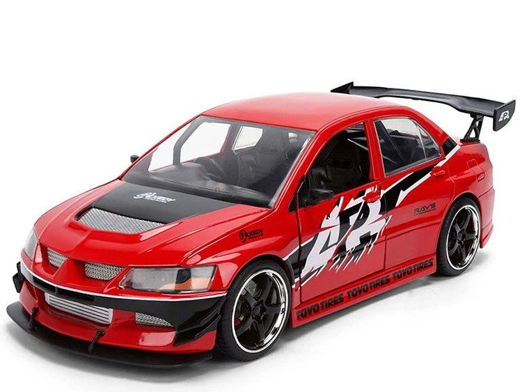 Jada Diecast - 1:18 Sean's Mitsubishi Lancer Evolution IX Fast & Furious - Red - 36208