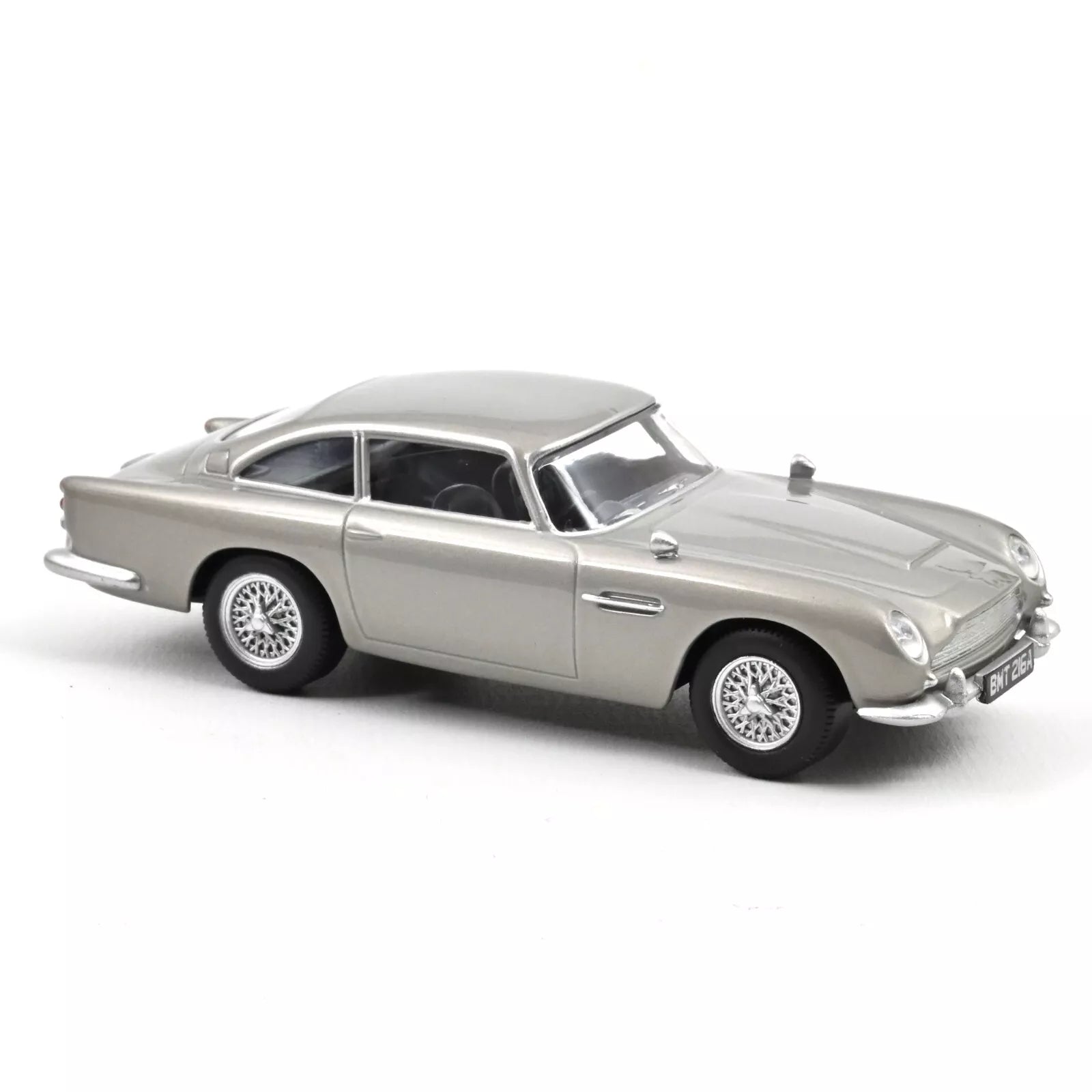 NoRev 1:43 Scale Diecast, 1963 Aston Martin DB5, Silver Birch (007 James Bond) - 270523