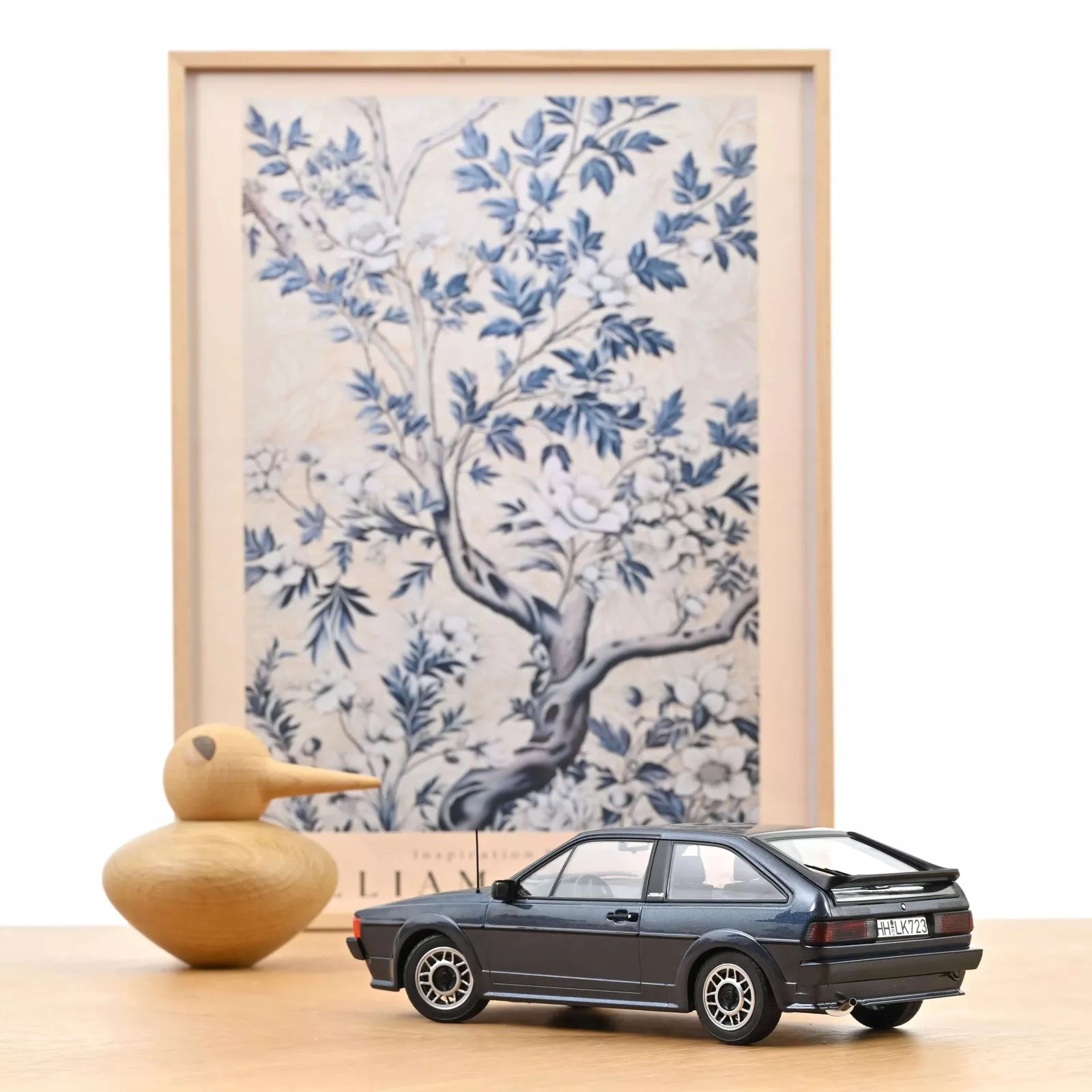 Norev 1:18 Scale Diecast - 1987 VW Volkswagen Scirocco Scala, Helios Blue Metallic - 188632