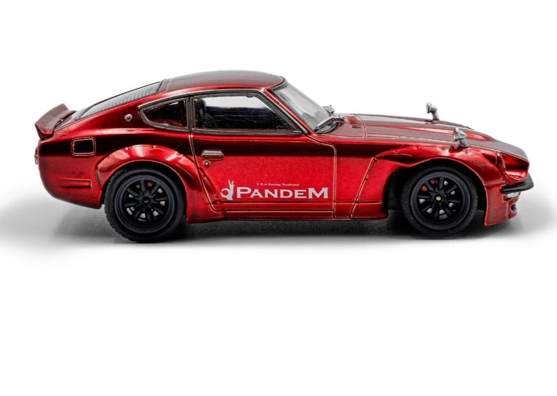 SOLIDO 1:43 Scale - 1973 Datsun Pandem 240Z Rocket Bunny, Mirror Red - S4316302