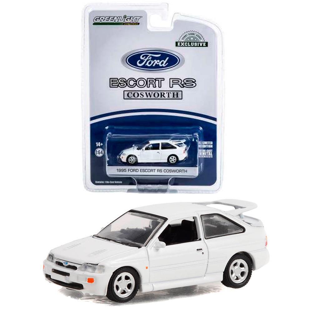 1:64 Greenlight 1995 Ford Escort RS Cosworth - Diamond White