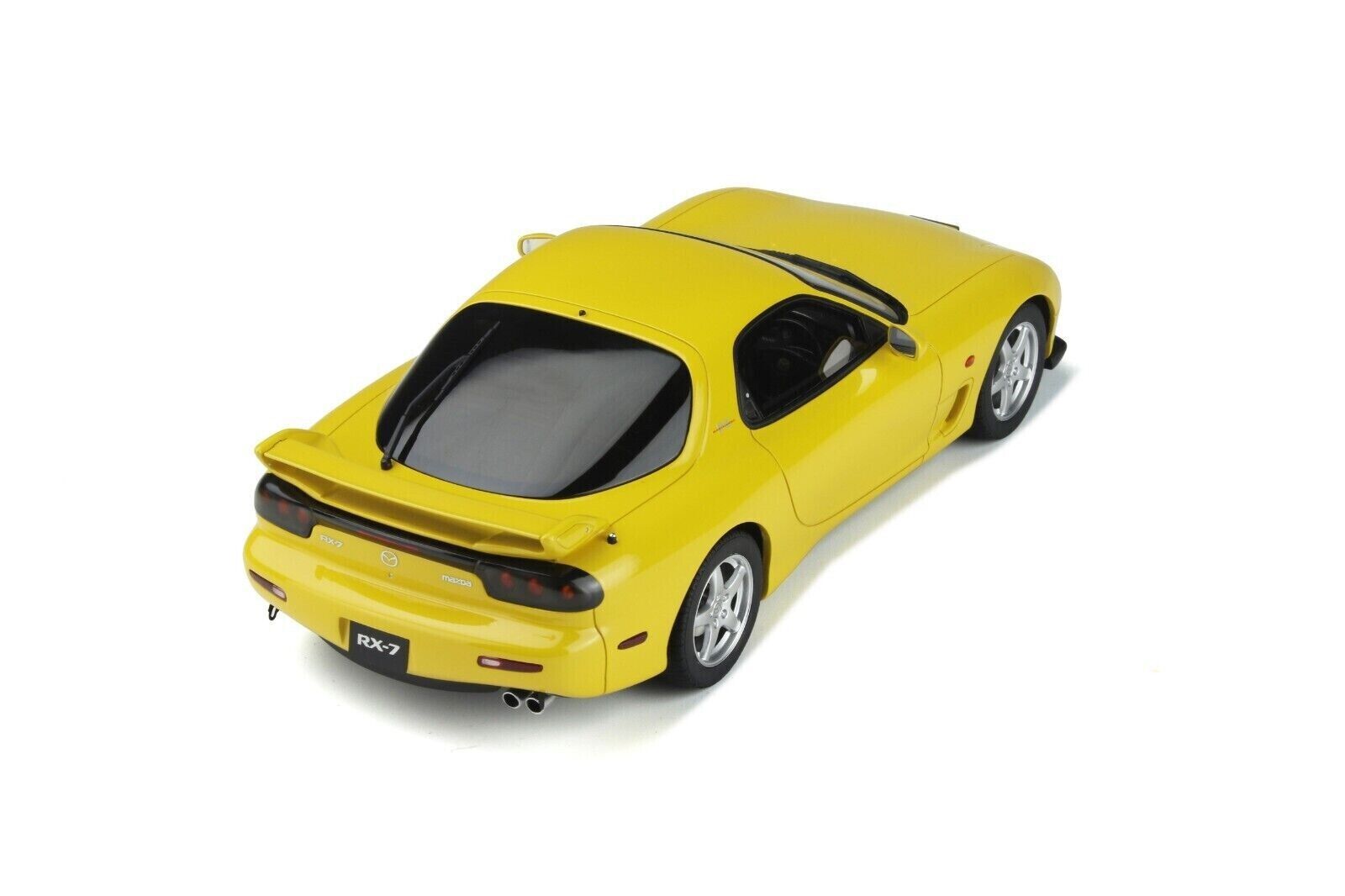 OTTO 1:18 Scale Resin Model Car - 1999 Mazda RX7 - FR Type R Bathurst R Yellow (OT397)