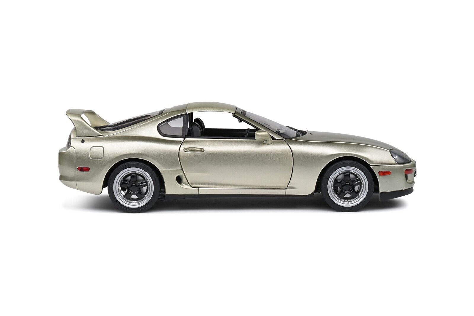 SOLIDO 1:18 Scale Diecast Model Car, Toyota Supra Mk4 (A80) Targa Roof in Quicksilver FX