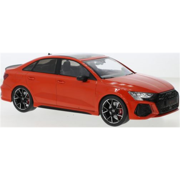 IXO 1:18 Scale Diecast Model Car -  2022 Audi RS3 Saloon - Red