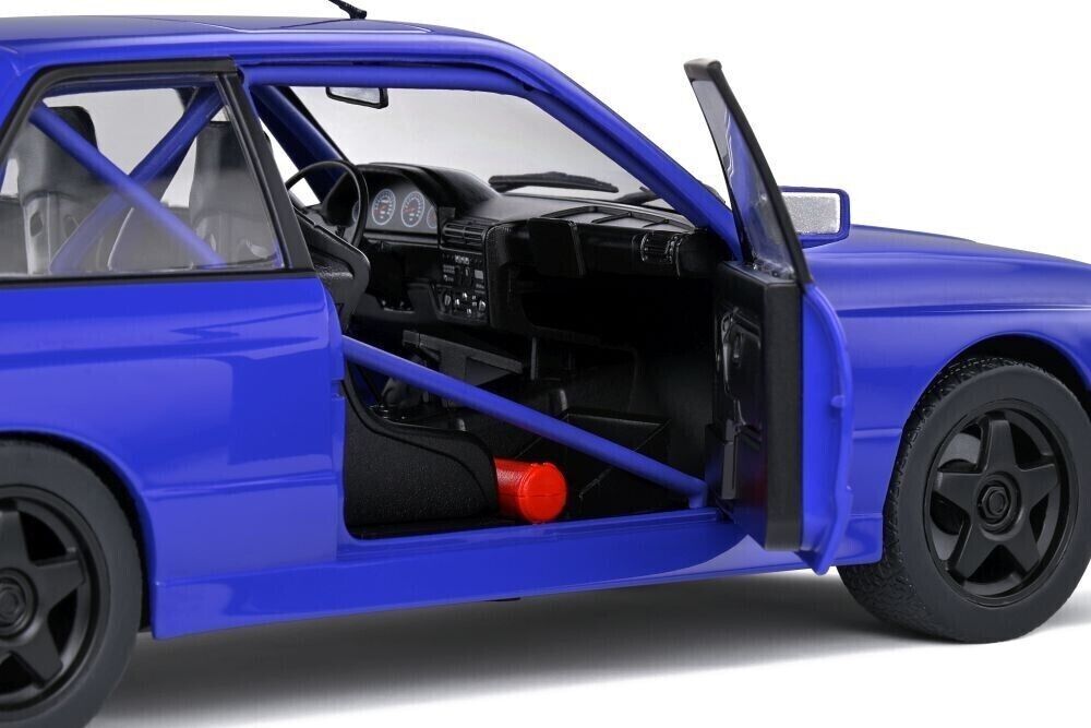 Solido 1:18 Diecast Model Car - 1801516 1990 BMW E30 M3 Streetfighter, Blue