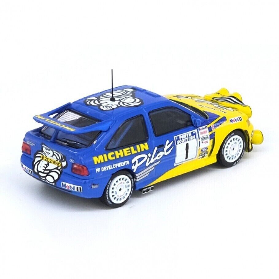 INNO64 1:64 Scale Diecast Model Car - Ford Escort RS Cosworth Michelin Pilot Manx Rally 1994 - LHD