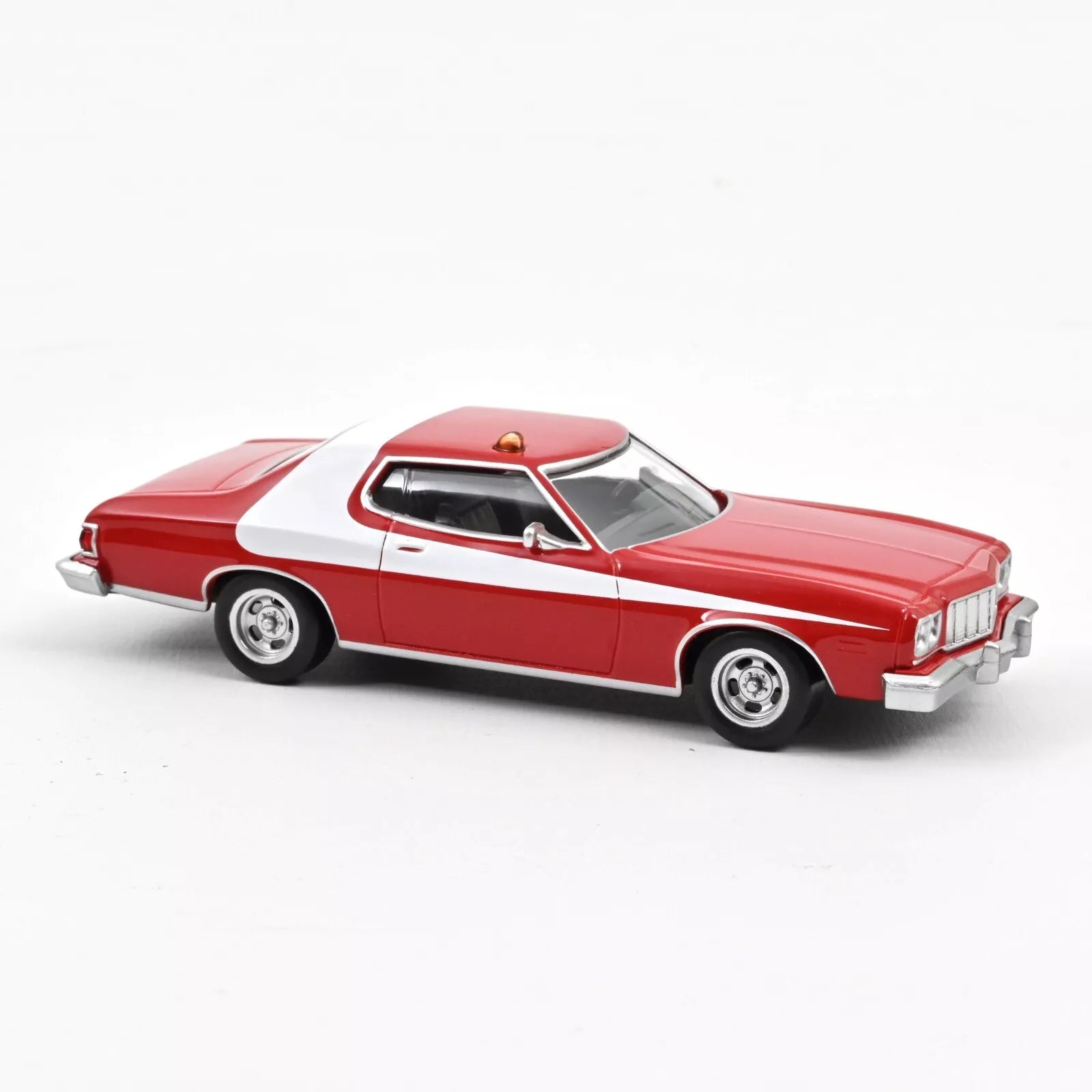 NoRev 1:43 Scale Diecast, 1976 Ford Gran Torino (Starsky & Hutch), Red - 270586