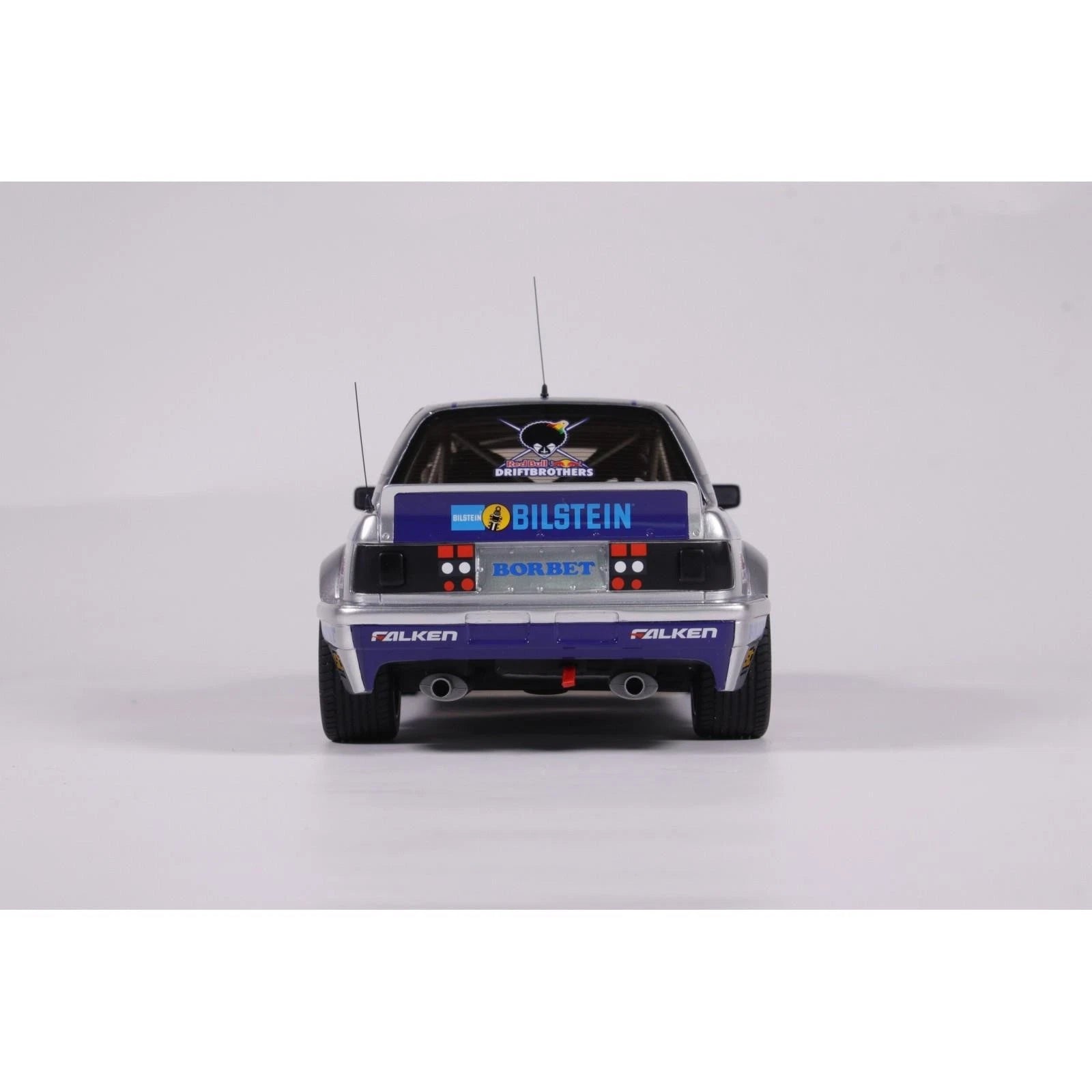 OTTO 1:18 Scale Resin Model Car - 2023 E30 V8 Drift, Blue/Silver - OT486