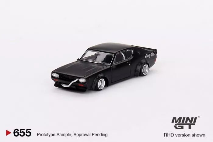 Mini GT 1:64 Diecast - Nissan Skyline Kenmeri Liberty Walk, Black RHD