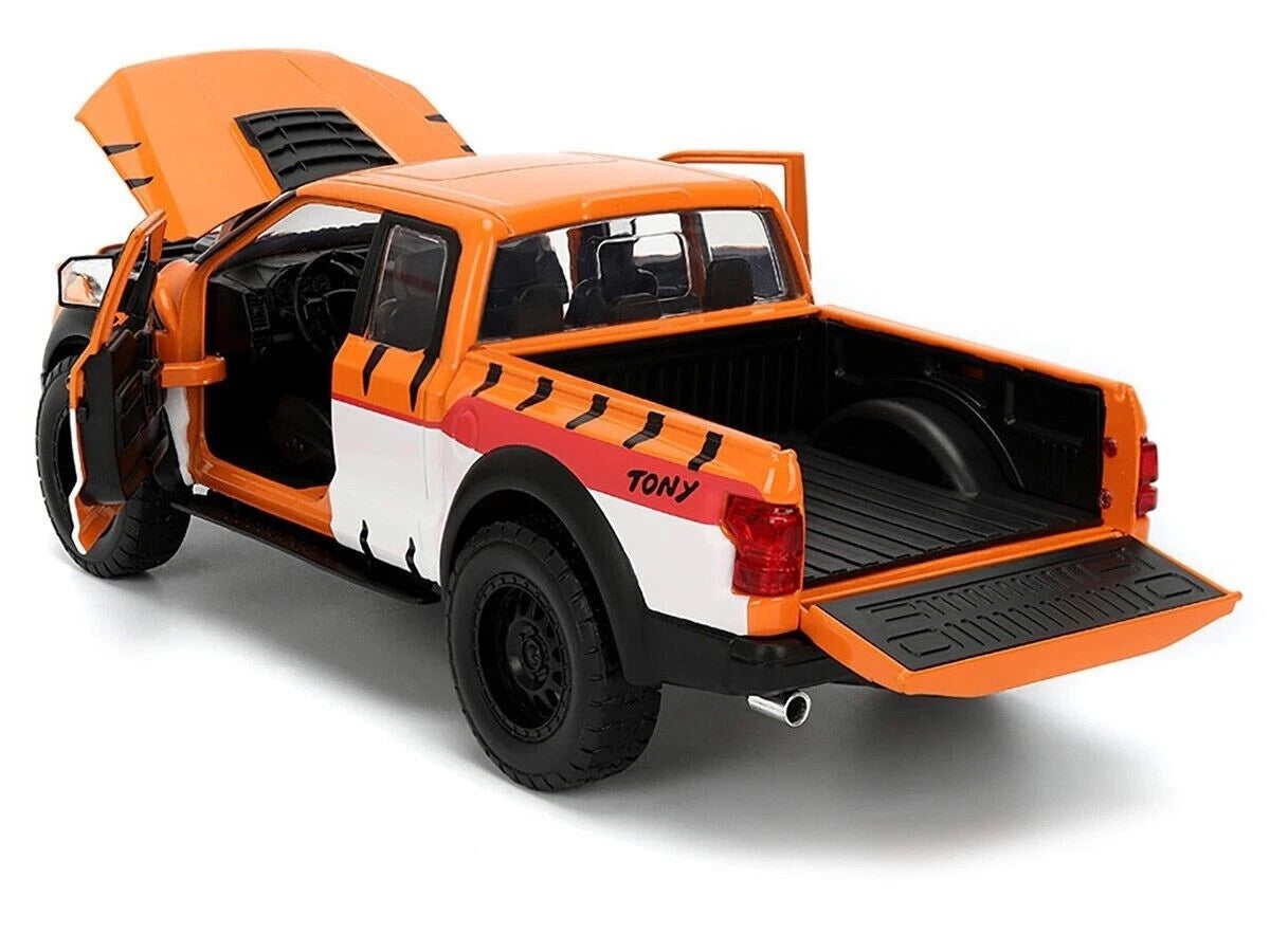 Jada 1:24 Scale - 2017 FORD F-150 RAPTOR & TONY THE TIGER FIGURE "FROSTED FLAKES" - 35470
