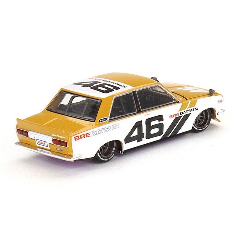 Mini GT 1:64 Scale Kaido House Datsun Kaido BRE510 Street - White/Gold - KHMG052