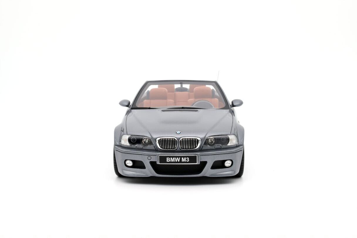 OTTO 1:18 Scale Resin Model Car - 2004 BMW E46 M3 Convertible - Grey (OT1006)