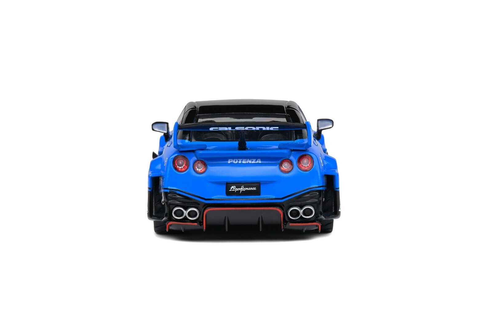 SOLIDO 1:43 Diecast Model Car, Nissan Skyline GT-R (R35) Silhouette Calsonic