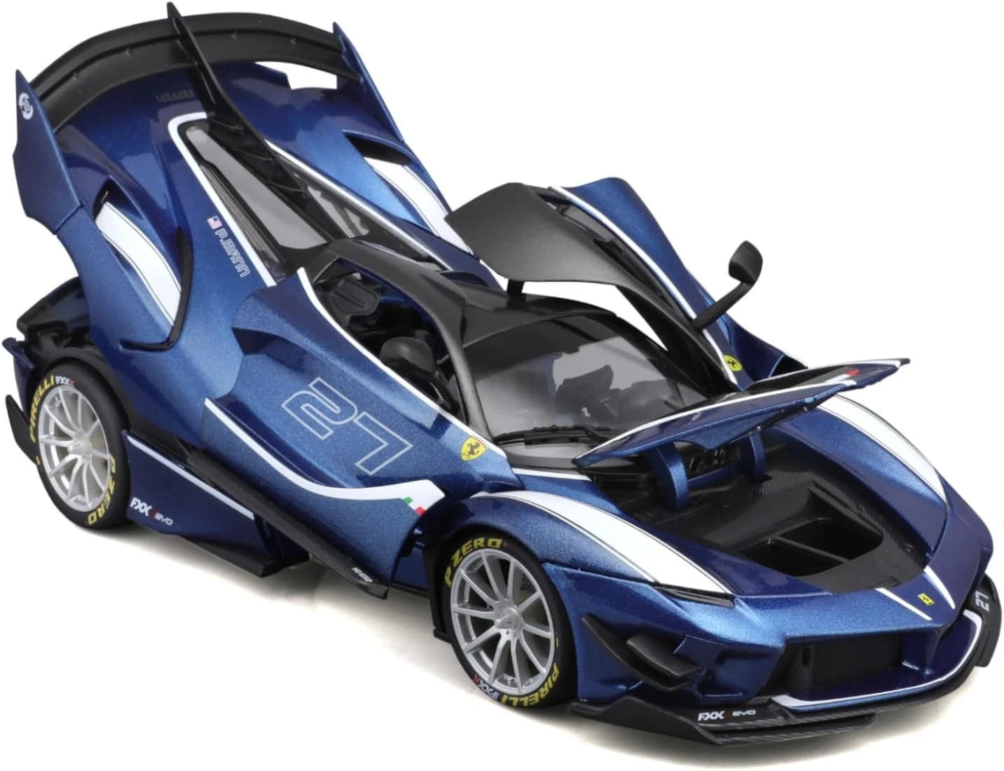 MAISTO 1:18 Diecast Scale - Ferrari FXX X in Blue