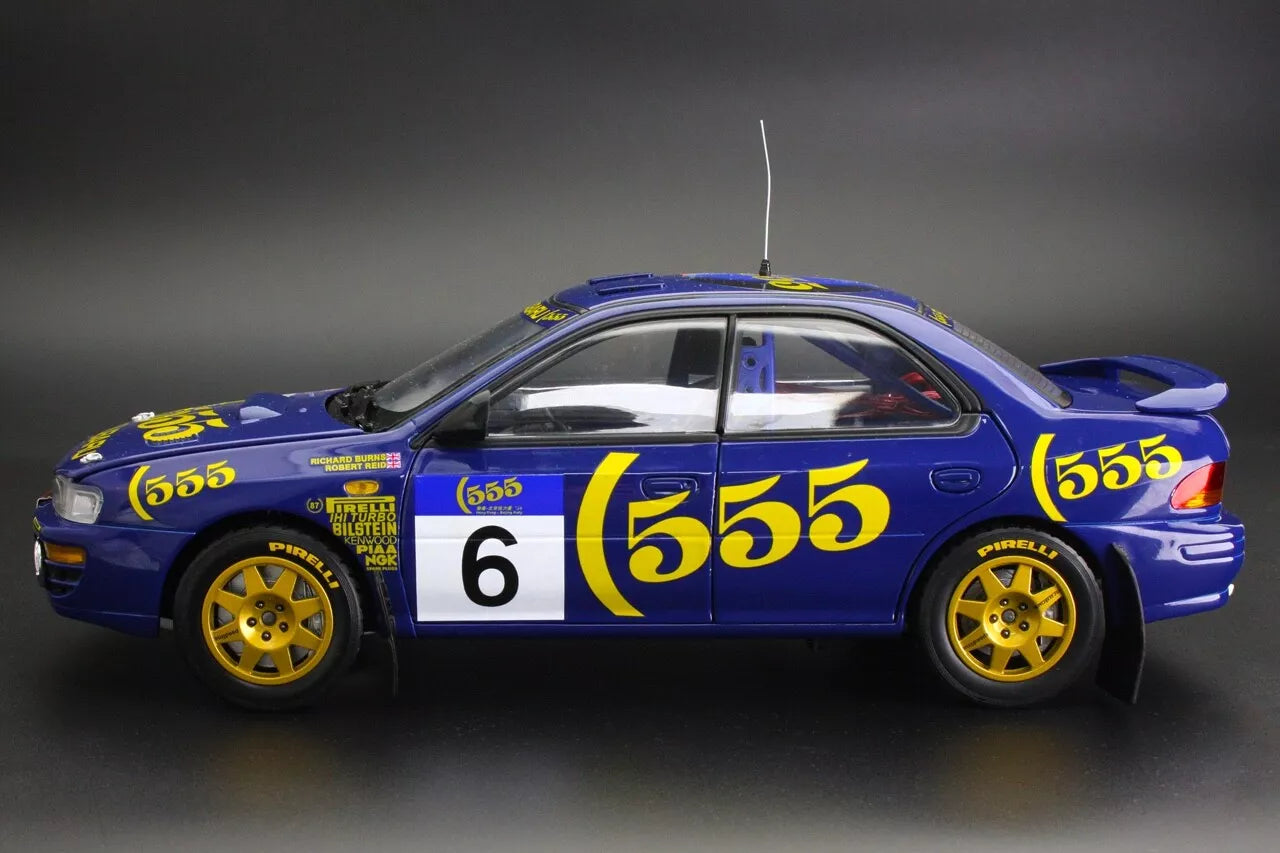 Sunstar 1:18 - Subaru Impreza 555 #6 R. Burns / R.Reid - 2nd 555 Hong Kong Beijing Rally 1994