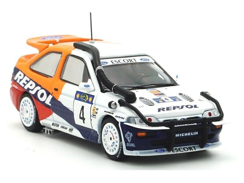 INNO64 1:64 Scale Diecast Model Car - Ford Escort RS Cosworth Repsol Safary Rally Kenya 1996 LHD