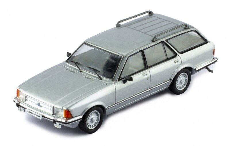IXO 1:43 Scale Diecast Model Car - 1982 Ford Granada Mk2 Turnier Estate Silver