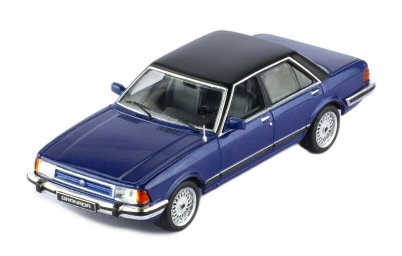 IXO 1:43 Scale Diecast Model Car - 1982 Ford Granada Mk2 2.8 GL in Blue