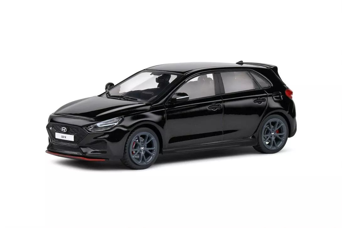 SOLIDO 1:43 Diecast, 2022 Hyundai i30 N, Phantom Black - S4314402