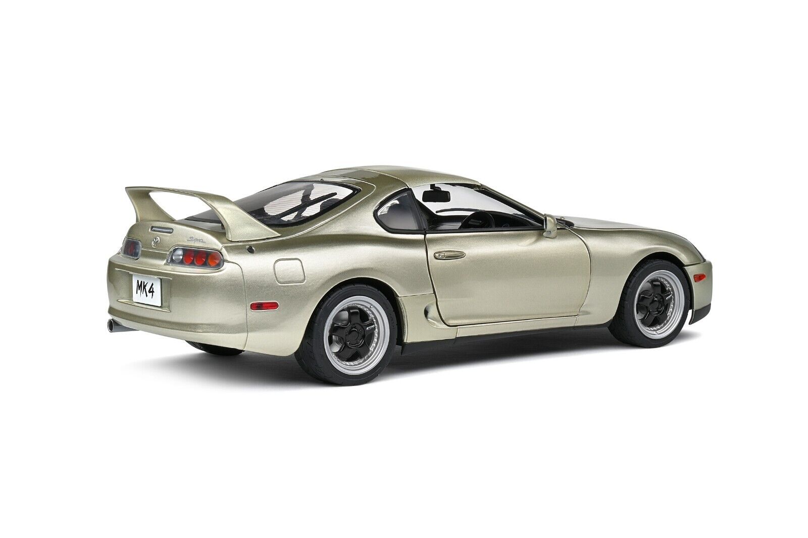SOLIDO 1:18 Scale Diecast Model Car, Toyota Supra Mk4 (A80) Targa Roof in Quicksilver FX