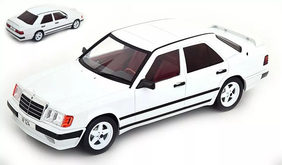 MCG 1:18 Diecast - 1986 Mercedes W124 Tuning, White - MCG18343